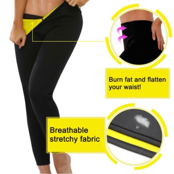 HOT BODY SHAPER PANTS NEOPRENE THERMAL SLIMMING - Picture 2 of 16